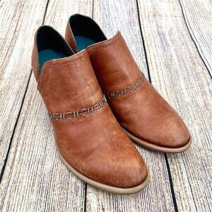 ROAN By BED STU Gaze Women's Size‎ 9.5 Distressed Leather Western Ankle Booties